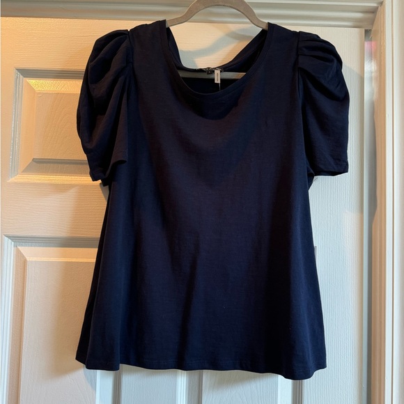 1. STATE NAVY BLUE SHIRT SLEEVE TOP NWT - Picture 7 of 7